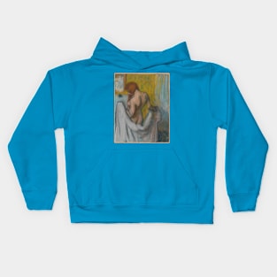 Woman with a Towel Kids Hoodie